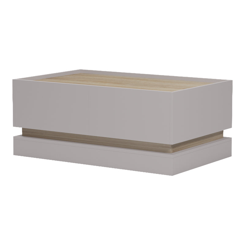 Τραπέζι σαλονιού Wendo pakoworld γκρι-sonoma 97x60x40εκ