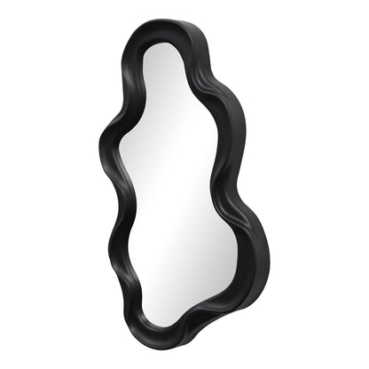 Καθρέπτης Liquid pakoworld pp σε μαύρη απόχρωση 26x2.7x39εκ