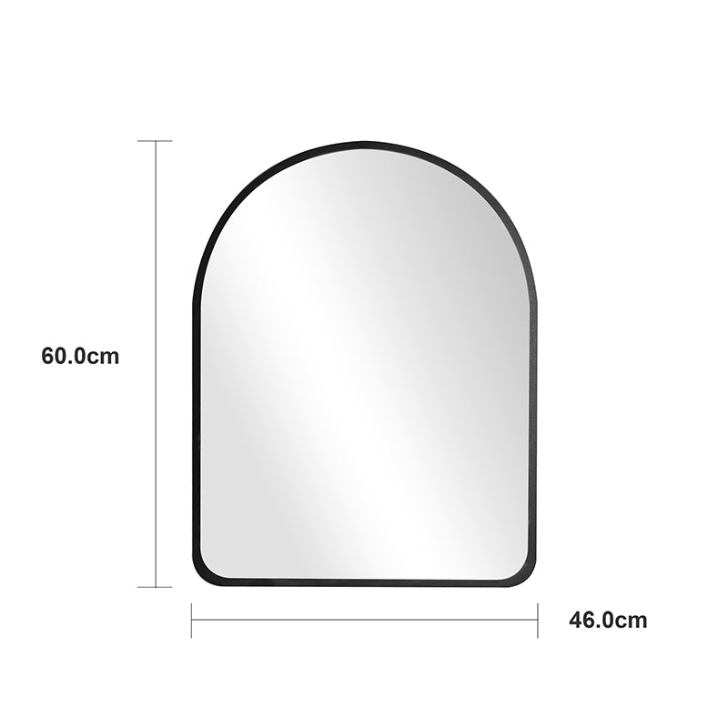 Καθρέπτης Selene pakoworld μαύρο MDF 46x1.2x60 εκ