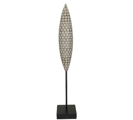 Επιτραπέζιο διακοσμητικό "Tribal" μαύρο/λευκό, 55cm