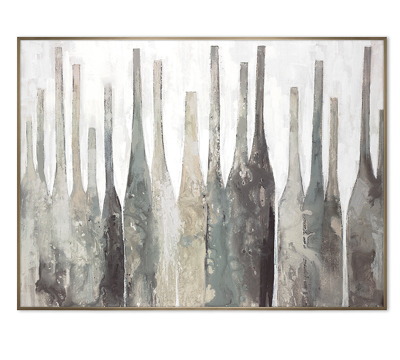 Μοντέρνος πινακας "Bottles",100x70cm