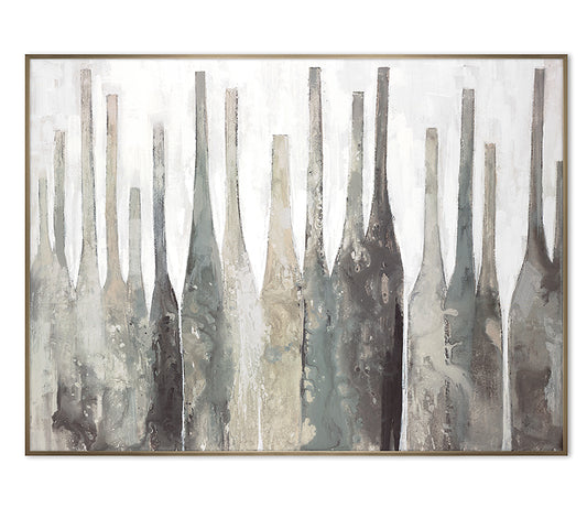 Μοντέρνος πινακας "Bottles",100x70cm