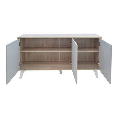 Μπουφές Billie pakoworld sonoma-γκρι 149x40x77εκ