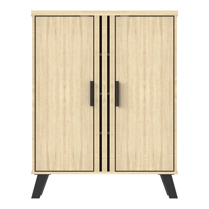 Παπουτσοθήκη-ντουλάπι Shoby pakoworld sonoma 70.5x30x91εκ