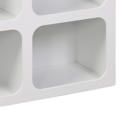 Μπουφές Emersi pakoworld με ράφια mdf σε λευκή απόχρωση 120x35x76εκ