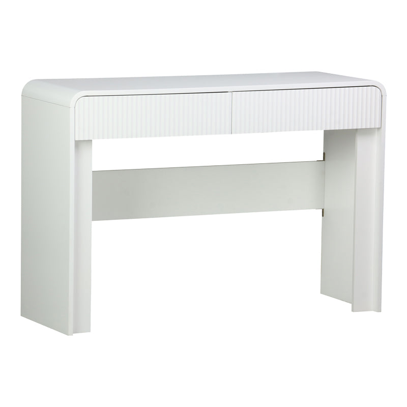 Κονσόλα Zeplen pakoworld λευκό mdf 110x38x75εκ