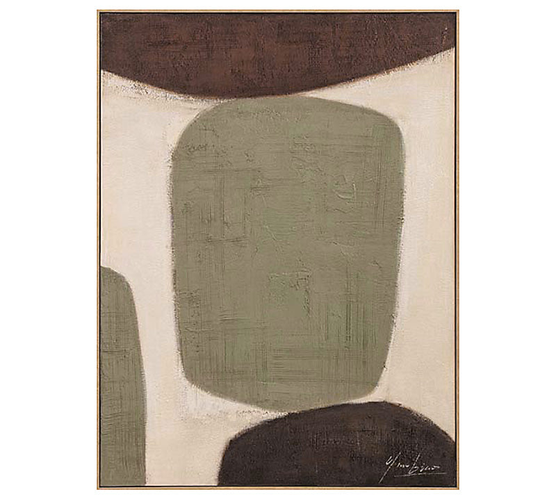 Ανάγλυφο Hand paint με κορνίζα 4,5cm,90x120cm