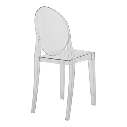 Καρέκλα Narova pakoworld διάφανο PC 40x45x92εκ