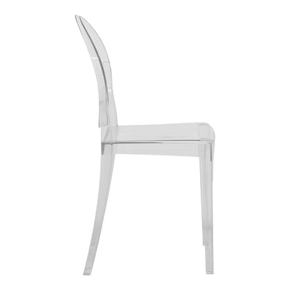 Καρέκλα Narova pakoworld διάφανο PC 40x45x92εκ