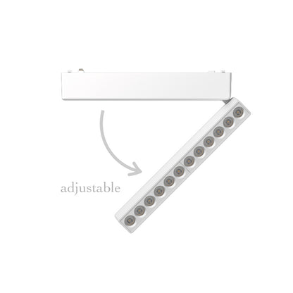InLight Φωτιστικό LED 12W 3CCT για Ultra-Thin μαγνητική ράγα σε λευκή απόχρωση (by tuya and zigbee) D:23cmX8cm (T04805-WH)