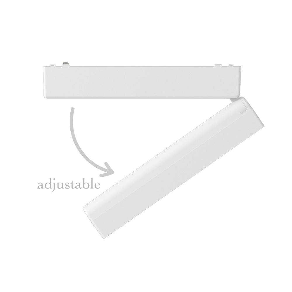 InLight Φωτιστικό LED 12W 3CCT για Ultra-Thin μαγνητική ράγα σε λευκή απόχρωση (by tuya and zigbee) D:23cmX8cm (T04805-WH)