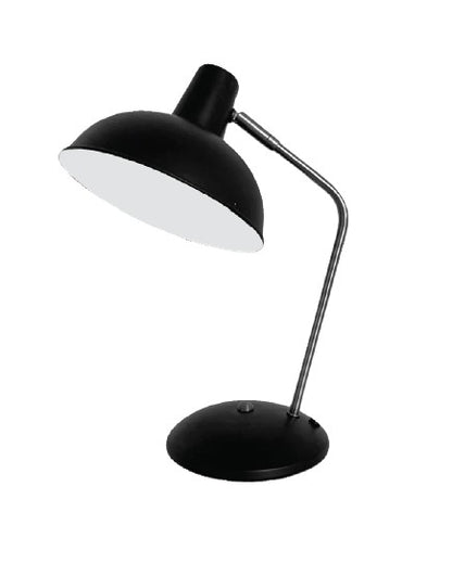 InLight Επιτραπέζιο φωτιστικό από μαύρο μέταλλο 1XE27 D:38cm (3051-Black)