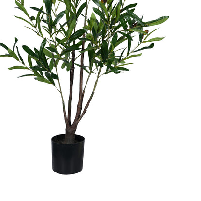 Διακοσμητικό φυτό Olive tree σε γλάστρα Inart πράσινο pp Υ120εκ
