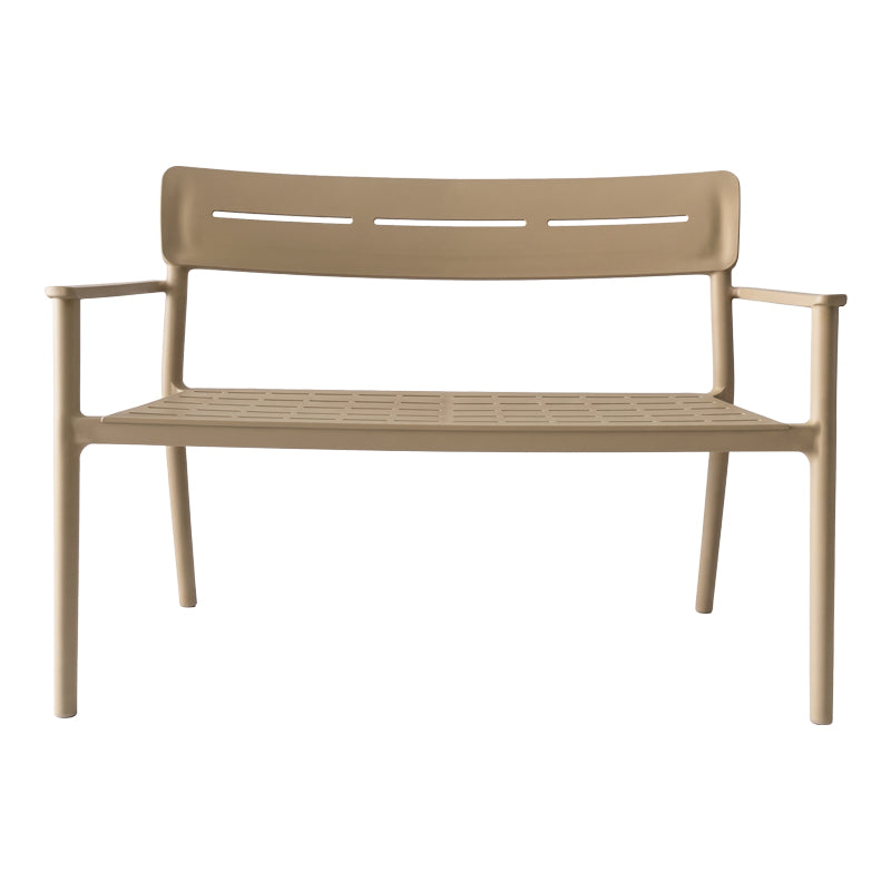Παγκάκι διθέσιο Cadrin pakoworld cappuccino PP 117x60x83εκ