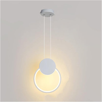 Φωτιστικό οροφής Ganden pakoworld led λευκό μεταλλικό Φ26,5x20εκ