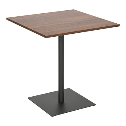 Τραπέζι Nerobian pakoworld mdf σε καρυδί απόχρωση 70x70x75εκ