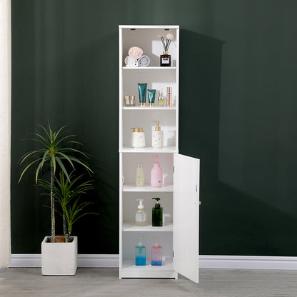 Ντουλάπι-στήλη Desilia pakoworld mdf λευκό 37x30x160εκ