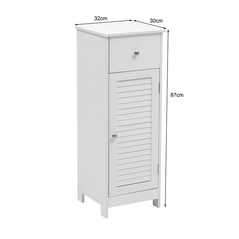 Ντουλάπι-στήλη Chesy pakoworld mdf λευκό 32x30x87εκ
