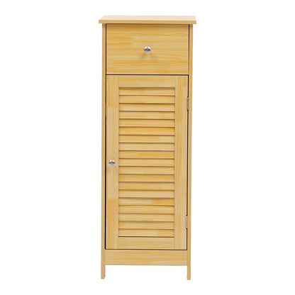 Ντουλάπι-στήλη Chesy pakoworld mdf σε φυσική απόχρωση 32x30x87εκ