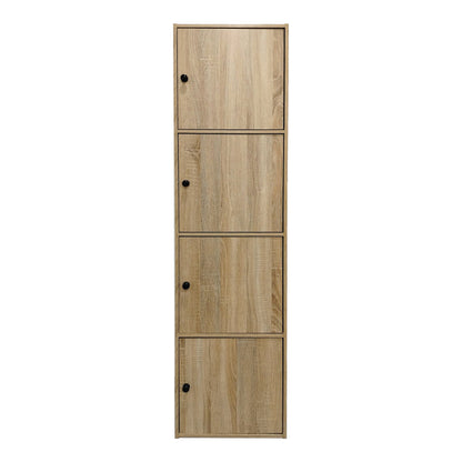 Ντουλάπι-στήλη Gabino pakoworld σε sonoma απόχρωση 40x39x158εκ