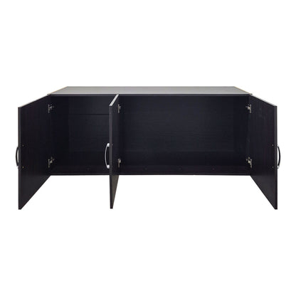 Πατάρι ντουλάπας τρίφυλλο Alvia pakoworld wenge 150x51x60εκ