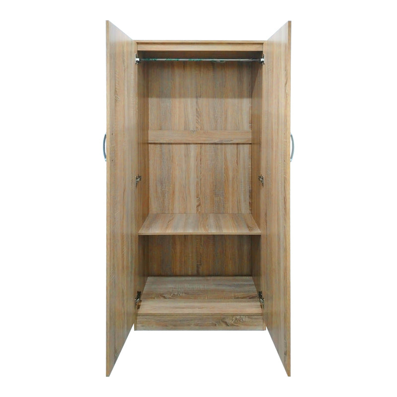 Ντουλάπα τετράφυλλη Athos Ι pakoworld sonoma 160x42x180εκ