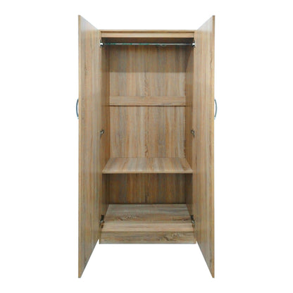 Ντουλάπα τετράφυλλη Athos Ι pakoworld sonoma 160x42x180εκ
