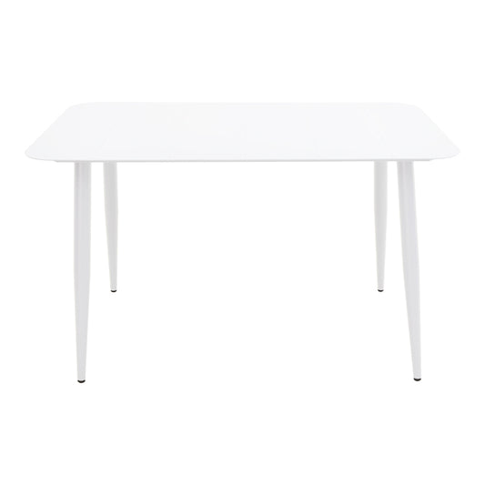 Τραπέζι Vista pakoworld αλουμίνιο σε λευκη απόχρωση 150x80x72εκ