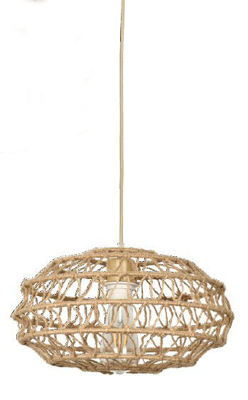 InLight Κρεμαστό Φωτιστικό από σχοινί 1xE27 D:35cm (4041-C)