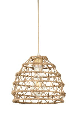 InLight Κρεμαστό Φωτιστικό από σχοινί 1xE27 D:25cm (4047-B)