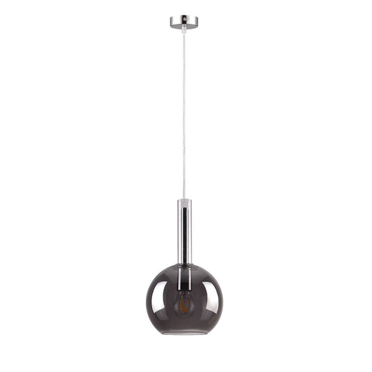 Inlight Κρεμαστό φωτιστικό από φιμέ γυαλί 1XE27 D:20x36cm (4080)