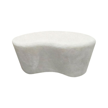 Τραπέζι σαλονιού Fedris pakoworld mdf λευκό 80x70x34εκ
