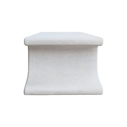 Τραπέζι σαλονιού Nafel pakoworld mdf λευκό 120x60x45εκ