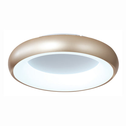 InLight Πλαφονιέρα οροφής LED 24W 3CCT από χρυσαφί και λευκό ακρυλικό D:40cm (42021-B-Golden)