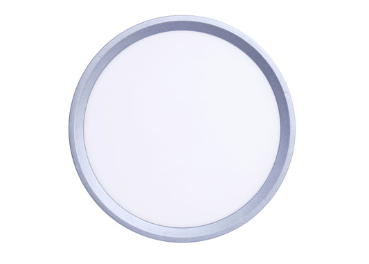 Inlight Πλαφονιέρα οροφής LED 24W 3CCT (by switch on base) σε ασημί απόχρωση D:30x2,5cm (42036-D-Silver)