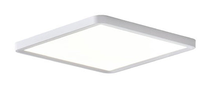 InLight Πλαφονιέρα οροφής LED 40W 3CCT (by switch on base) από λευκό μέταλλο D:50cm (42045-White)