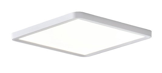 InLight Πλαφονιέρα οροφής LED 40W 3CCT (by switch on base) από λευκό μέταλλο D:50cm (42045-White)