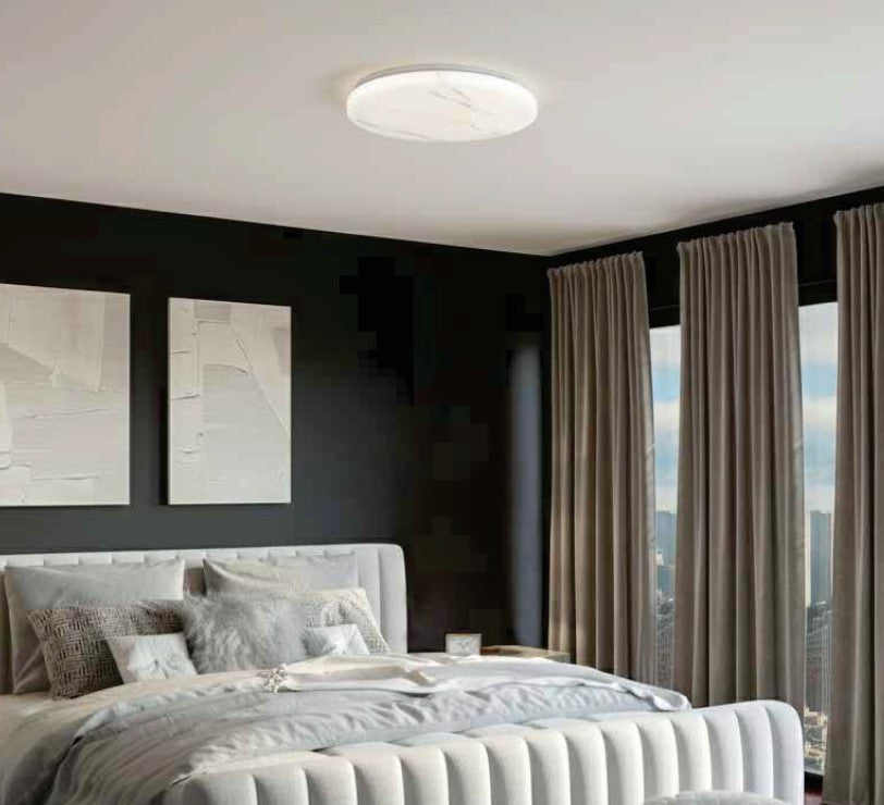 InLight Πλαφονιέρα οροφής LED 36W 4cct από λευκό ακρυλικό D:50cm (42050-Α-Λευκό)