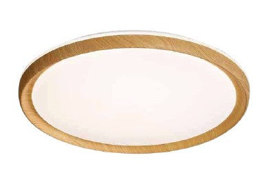 InLight Πλαφονιέρα οροφής από φυσικό ξύλο, 36W 4CCT αλουμίνιο (42052-A)