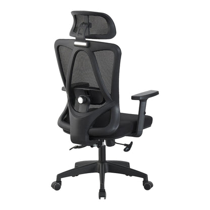 Καρέκλα γραφείου διευθυντή Magida pakoworld mesh μαύρο 58.5x66x115-125εκ