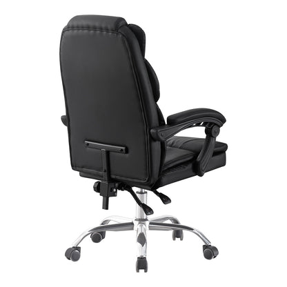 Καρέκλα γραφείου διευθυντή Sanema pakoworld pu μαύρο 62x67x112-122εκ