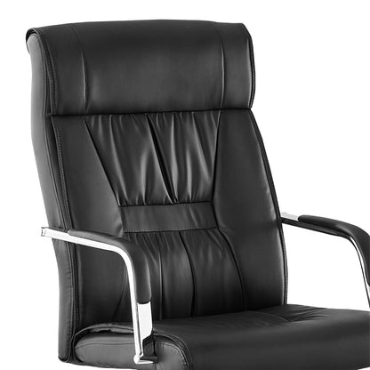 Καρέκλα γραφείου διευθυντή Biani pakoworld pu μαύρο 56x70x107-115εκ
