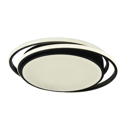 InLight Φωτιστικό Οροφής LED Μαύρο 30W – Πλαφονιέρα 4CCT (42172-Μαύρο)