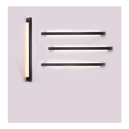 Inlight Επιτοίχιο Φωτιστικό LED Μαύρο 10W – Γραμμικό 60 cm (43042-BL)