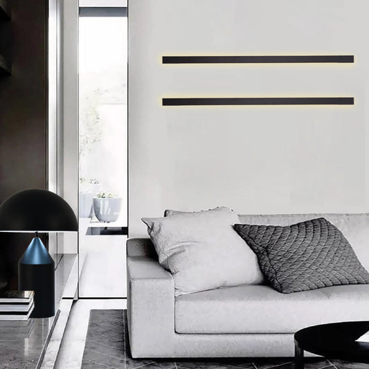 Inlight Επιτοίχιο Φωτιστικό LED Μαύρο 10W – Γραμμικό 60 cm (43042-BL)
