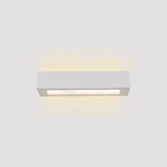 Inlight Επιτοίχιο Φωτιστικό Γύψινο Λευκό 2×E14 – 36 cm (43049-B-White)