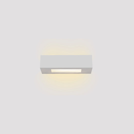 Inlight Επιτοίχιο Φωτιστικό Γύψινο Λευκό 1×E14 – 22 cm (43049-C-White)