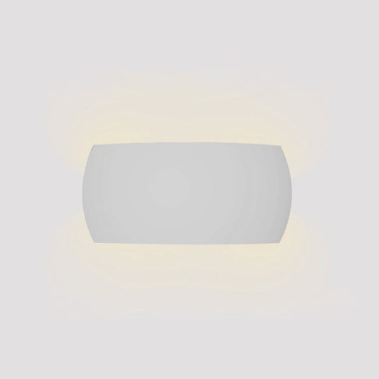 Inlight Επιτοίχιο Φωτιστικό Γύψινο Λευκό 1×E14 – Up/Down 31 cm (43050-White)