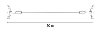 Inlight Skyline Light-10 Meters Long 3000K (43058-Black)