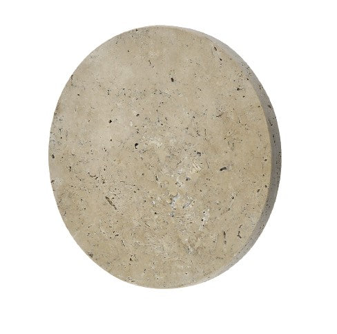 InLight Επιτοίχιο φωτιστικό γκρι από travertine marble LED 6.5W D:25cm (43068-A)